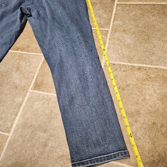 Democracy Ab Technology Jeans Womens Size 16 Blue Straight Pants - Picture 10 of 11